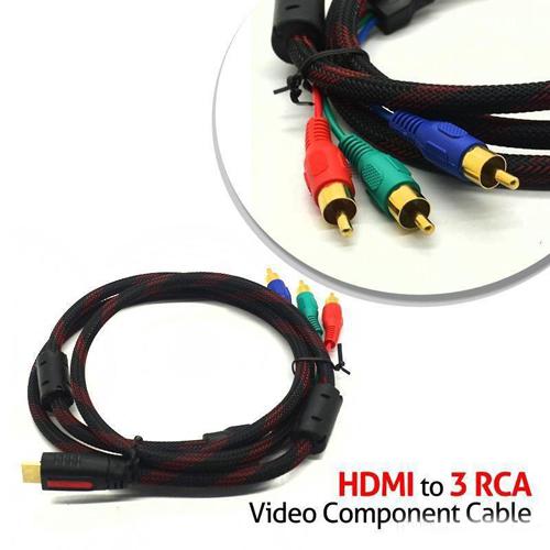 HDMI - 3RCA  1,8 méter kábel Videó Audio RCA átalakító adapter  NO: 17858-10