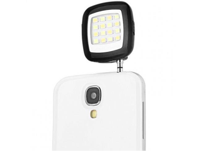 LED vaku mobiltelefonhoz ( iPhone 6 5s Galaxy S5 Note4 Multiple Photography 16 led lights )