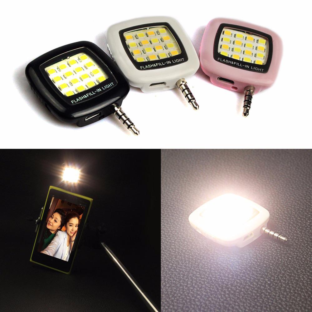 LED vaku mobiltelefonhoz ( iPhone 6 5s Galaxy S5 Note4 Multiple Photography 16 led lights )