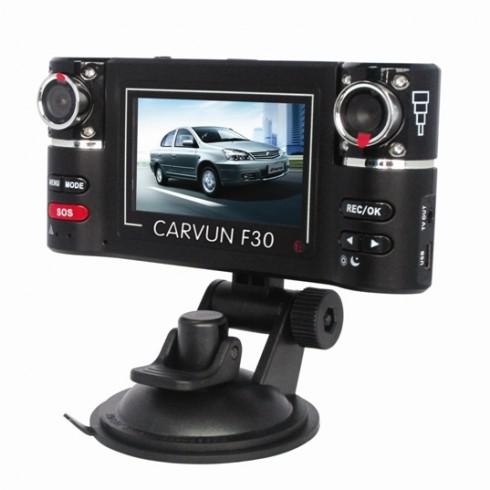 Autó DVR Carvun F30 HD kamera -  Dual Lens