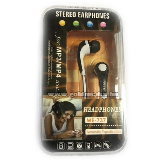 STEREO EARPHONES FOR MP3 /MP4 ME-737
