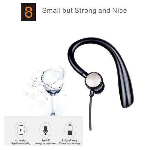 Divatos Sport Bluetooth Headset, vezeték nélküli fülhallgató STN-820B fekete