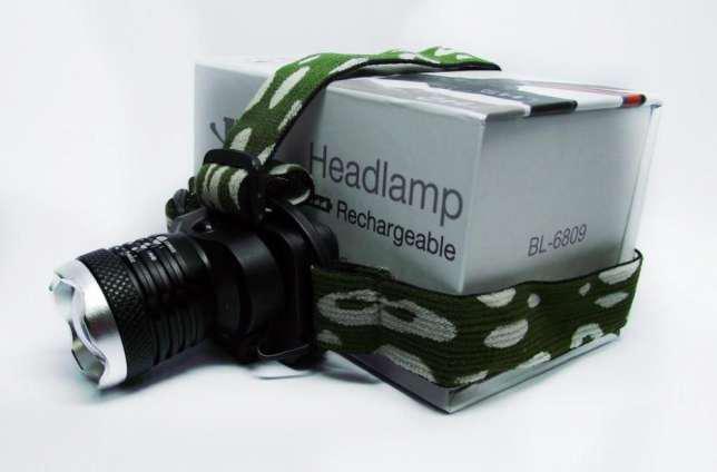 Fejlámpa Akkumulátorral 20000 W Cree Led Zoom BL-6809  Bailong