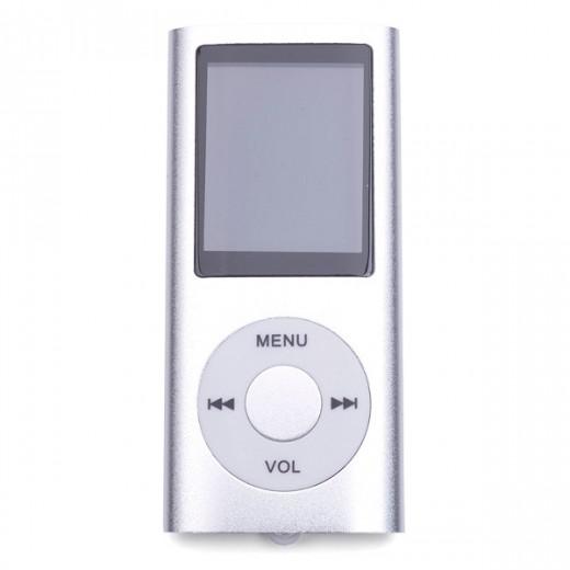 MP4 Lejatszó ( Multimedia Player with TF Card Slot -Silver )