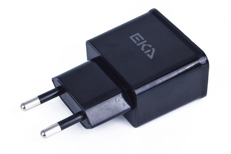 Hálózati USB töltő EKA 5V 2.1  2-Ports Dual USB 2 pin AC Power Adapter Travel USB