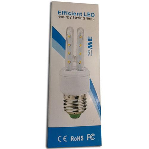 Efficient LED 3W AC85 ~ 265V SMD LED Energiatakarékos 3200k, meleg fehér E14