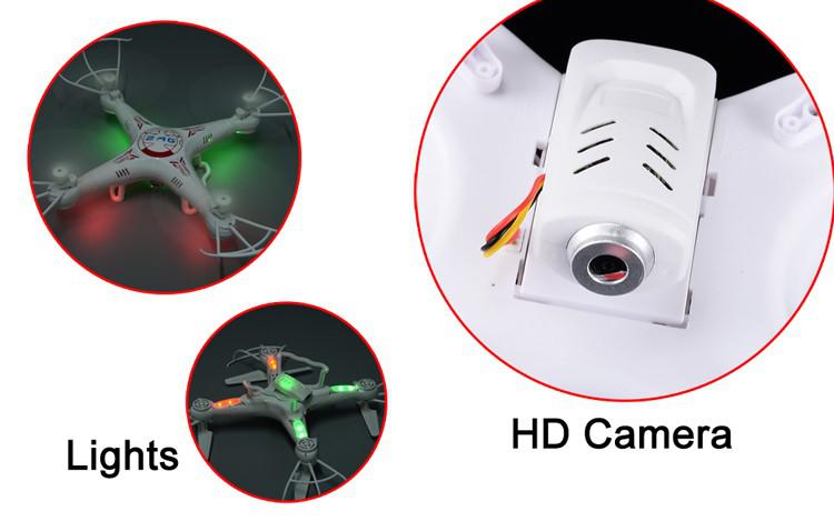 Quadcopter ( Drón ) X8 – Syma X5c Clone 360 6 axis HD cam