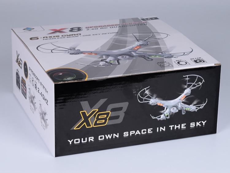 Quadcopter ( Drón ) X8 – Syma X5c Clone 360 6 axis HD cam