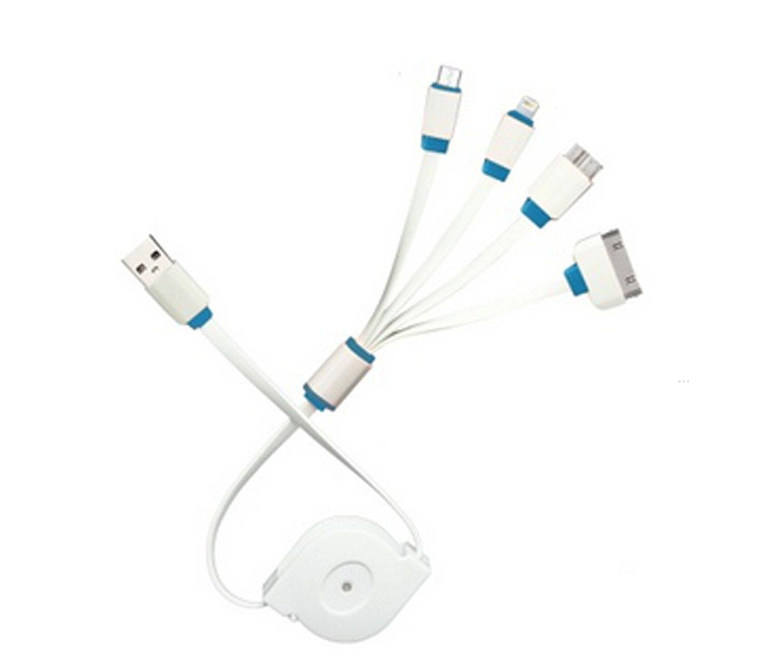 Multi USB töltőkábel adapter 4 az 1-ben  for iphone5 5s 6 6s for Samsung note4 Charging line Multi Charger Cable for tablet