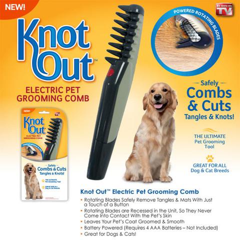 KNOT OUT HÁZI KEDVENC  ELEKTROMOS BIZTONSÁGOS  Csomó eltávolító COMBS & CUTS