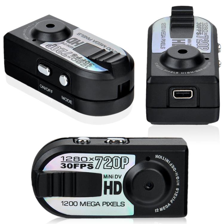 Q5 720P HD Mini Thumb DV DVR Digitális kamera/kém kamera mozgásra aktiválódó Auto felvétel funkcióva