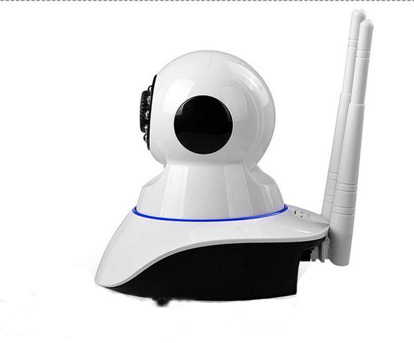 Wifi IP Camera forgatható,éjjellátó, Wifi IP Camera Mobiltelefon intelligens hálózati kamera 2 antenna