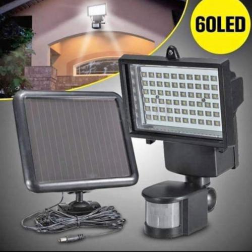 Kültéri Napelemes Reflektor mozgásérzékelővel 15W Solar Litom Bright 60 LED, Flood Lights