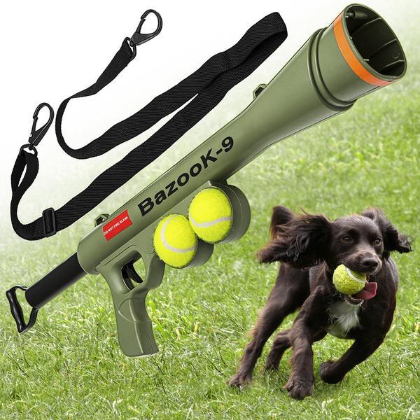 LABDAKILÖVŐ JÁTÉK KUTYÁKNAK ( BAZOOKA-9 Dog Ball Launcher )