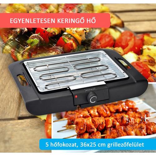 Royalty Line elektromos Barbecue Grill sütő 1500W