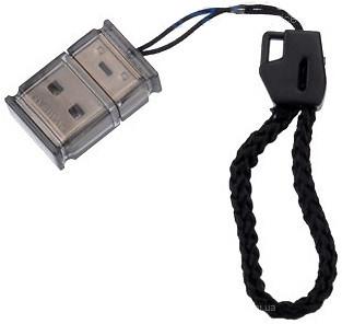 Memóriakártya olvasó SIYOTEAM SY-T95 Mini Type High-speed 480Mbps USB 2.0 Micro SD TF Card Reader with Strap (Black)