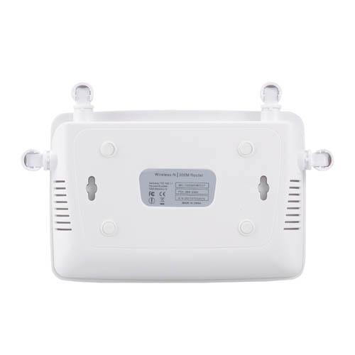 Wireless Home Router WIFI Repeater Boost Extender Network 802.11 b/g/n 5 Port RJ45 300Mbps White 4 Antennas