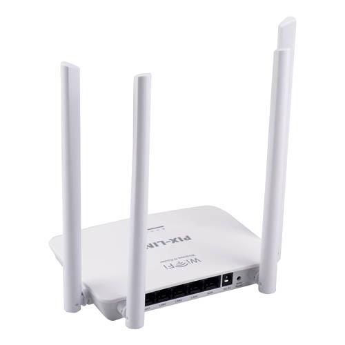 Wireless Home Router WIFI Repeater Boost Extender Network 802.11 b/g/n 5 Port RJ45 300Mbps White 4 Antennas