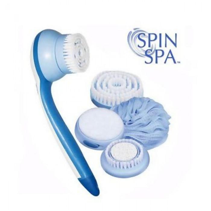 A Spin SPA Body Brush -  zuhanykefe 5 cserélhető fejjel, test masszírozó