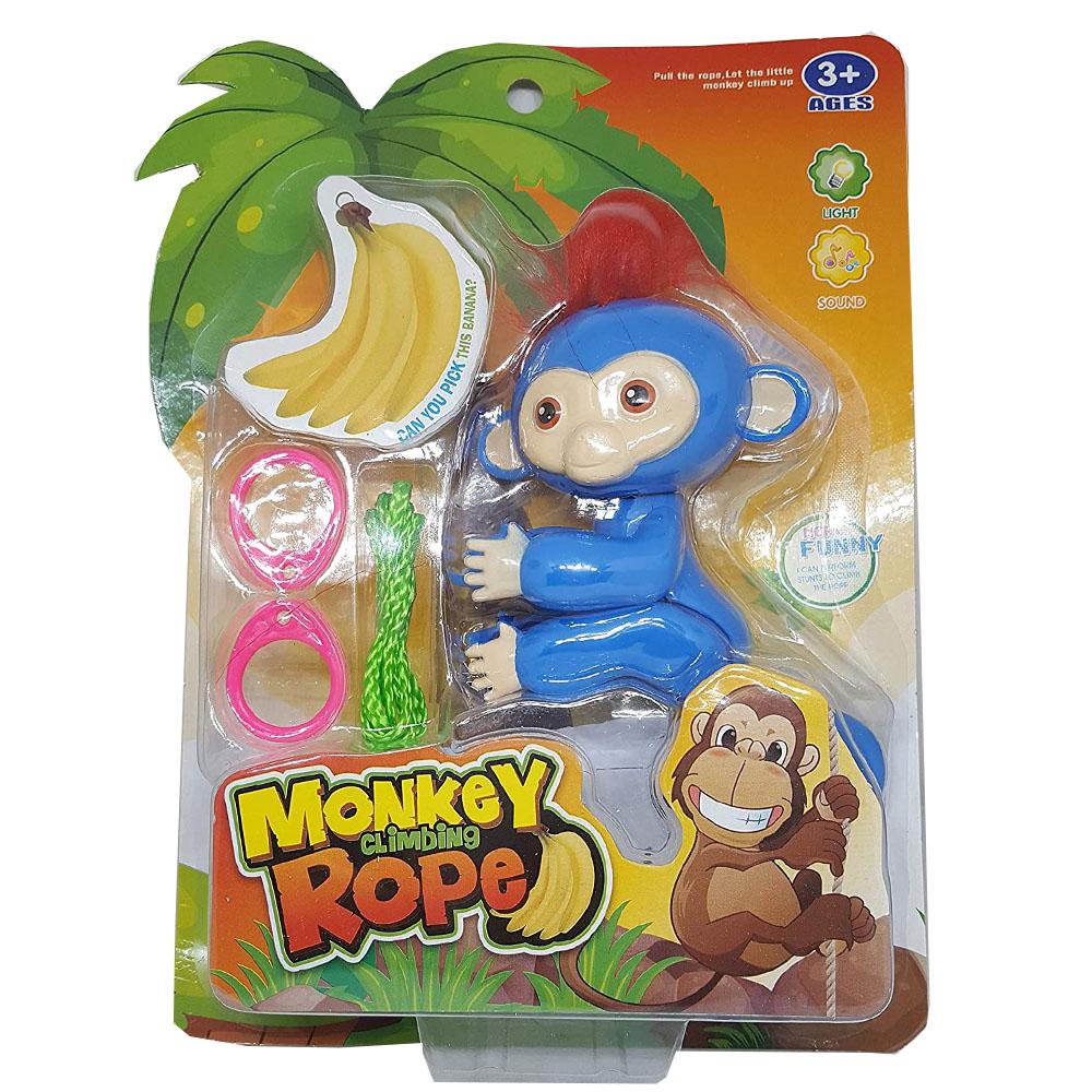 Kötélmászó majom - Monkey Climbing Rope - kézügyesség fejlesztő játék