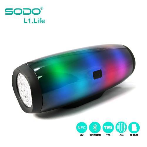 SODO L1 Life hordozható bluetooth hangszóró LED fényekkel