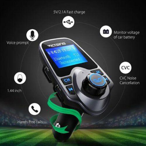 T11 Bluetooth Transmitter, mp3 lejátszó, fm adó