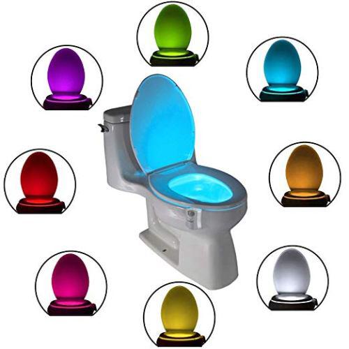 Bowl Light mozgásérzékelő LED WC- és fürdőszobai világítás 7 szín