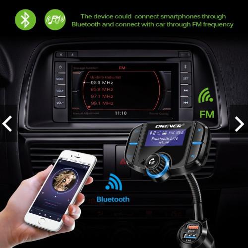 BT70 autós Bluetooth kihangosító készlet FM transmitter