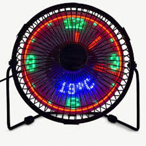 ASZTALI LED ÓRA VENTILÁTOR