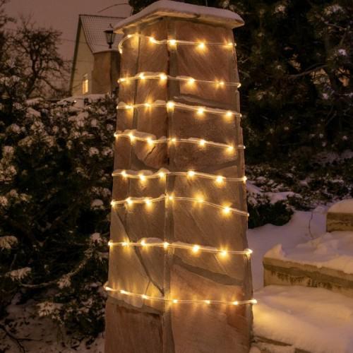 100 LED-ES NAPELEMES FÉNYFÜZÉR 10 méter