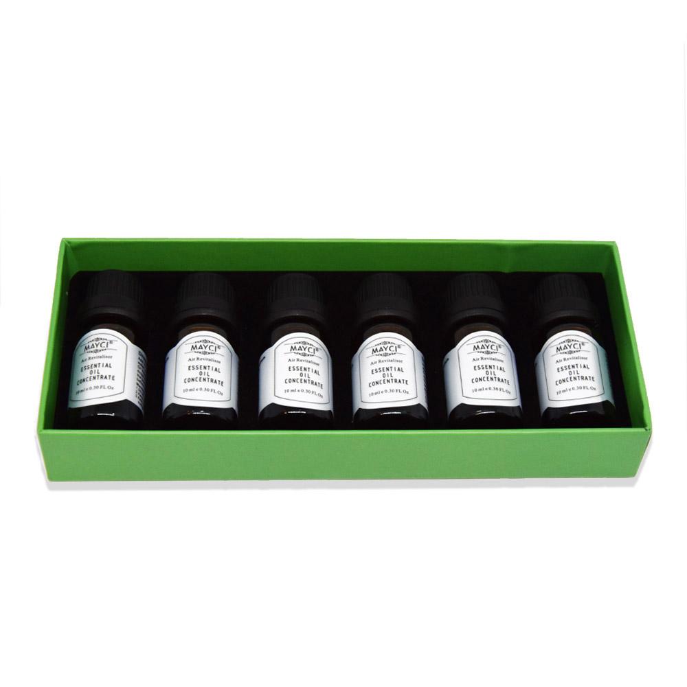 6 darabos illóolaj készlet / 6x10 ml illataroma díszdobozban