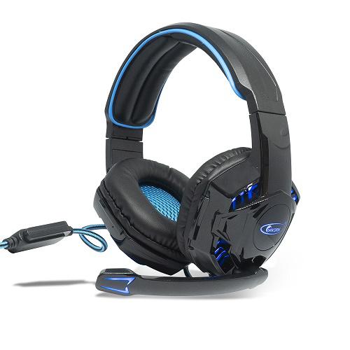 Professzionális gamer headset / fejhallgató LED-fényekkel