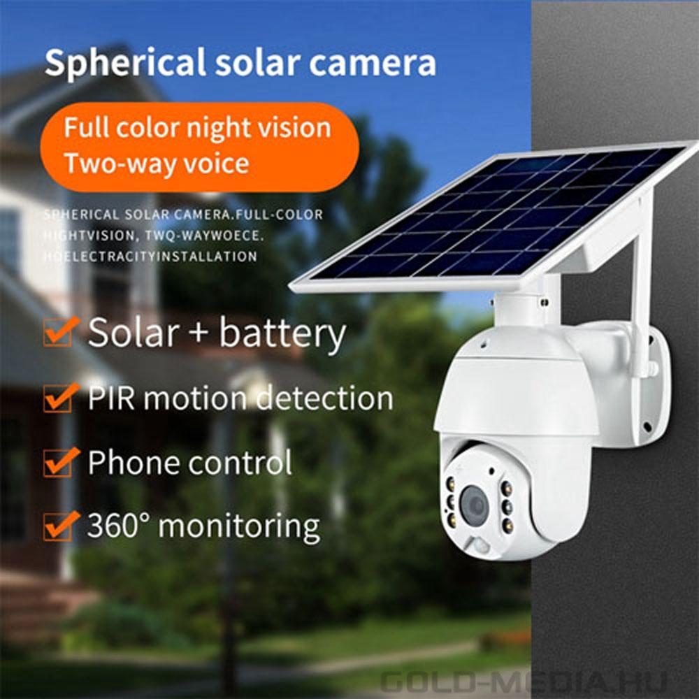 Intelligens  1080P LED FishEye Wifi 360 fokos PTZ kamera CCTV kamera XF-DC06