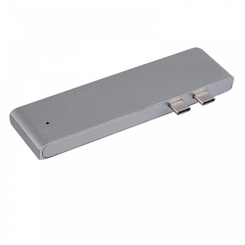 USB elosztó HUB - Type-C, USB 3.0, SD, Micro SD, TF