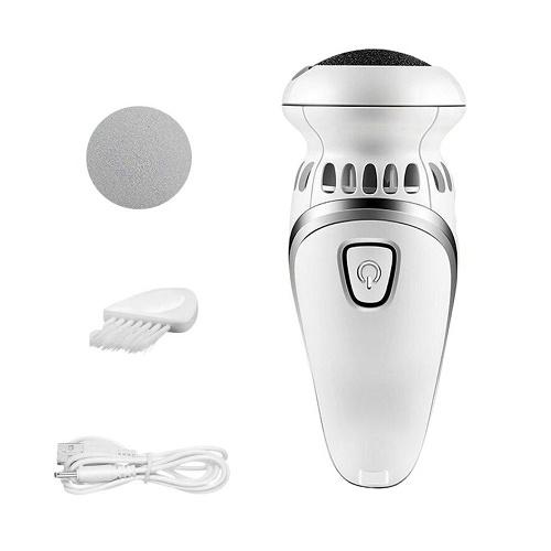 Callus Remover - Vákuumos lábápoló és sarokreszelő - vezeték nélküli, USB kábellel tölthető / 2 db csiszoló fejjel