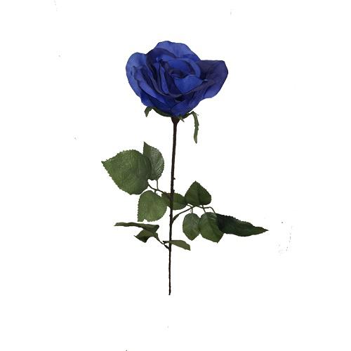 Selyem Kék Rózsa művirág - 1ág