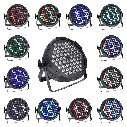 60 FLAT LED discofény DMX vezérléssel - 150W RGB reflektor