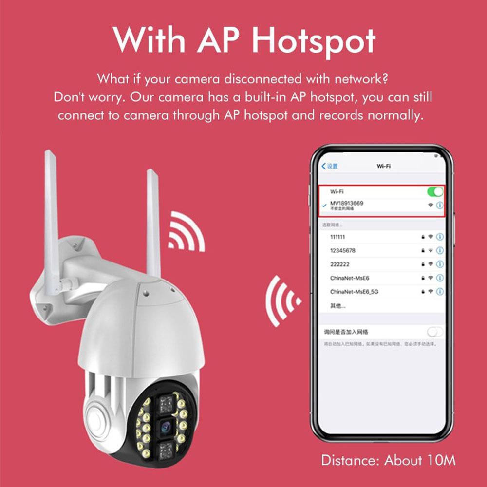 V380 Wifi IP Kamera Q20 Smart, KÉTirányú AUDIO CCTV