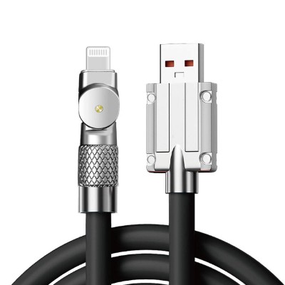 120 W-os ultragyors töltő Lightning kábel- iPhone iPad, 6A 100cm