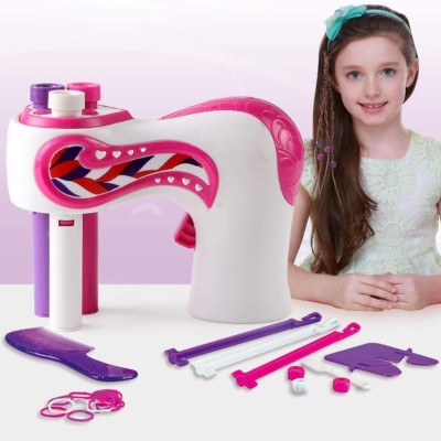 Dalimag Interaktív játék lányoknak, fonott haj, kiegészítőkkel, többszínű, 40 cm