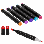 Alkoholos Markerek 168 db – Kétoldalas Filctoll Szett Táskával