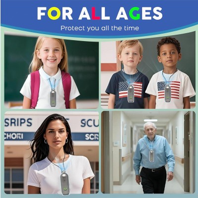 Mini hordozható légtisztító – nyakpánttal