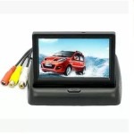Kihajtható TFT LCD monitor autóba, tolatókamerához is / 4,3”