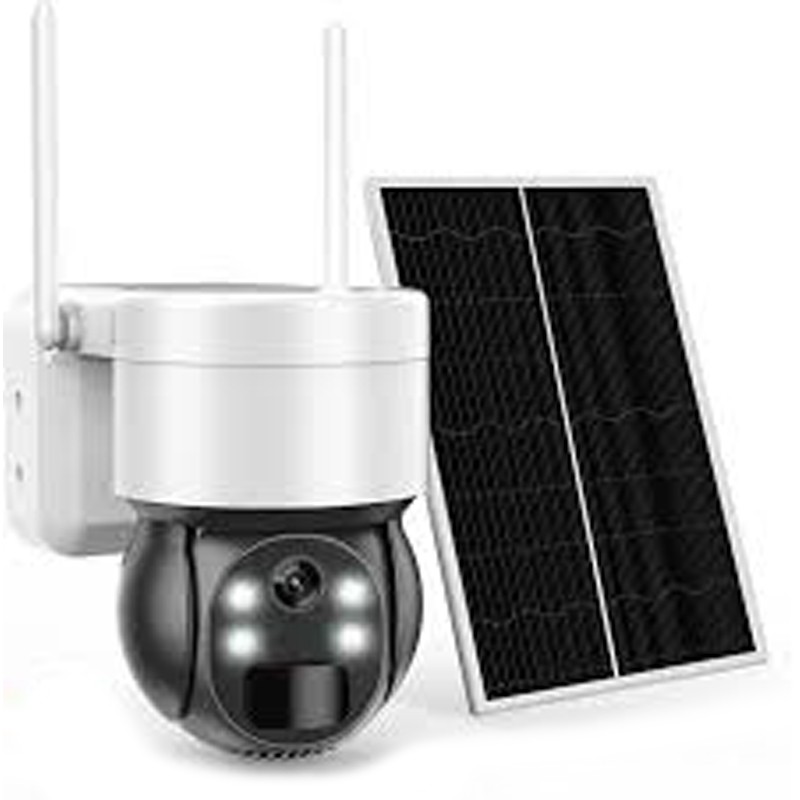 Solar Wi-Fi kamera 5 MP, Autodiag, öntöltő, újratölthető akkumulátorokkal