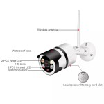 Mozgásérzékelős HD LED WiFi Vezeték nélküli biztonsági kamera 3MP F-6003-4