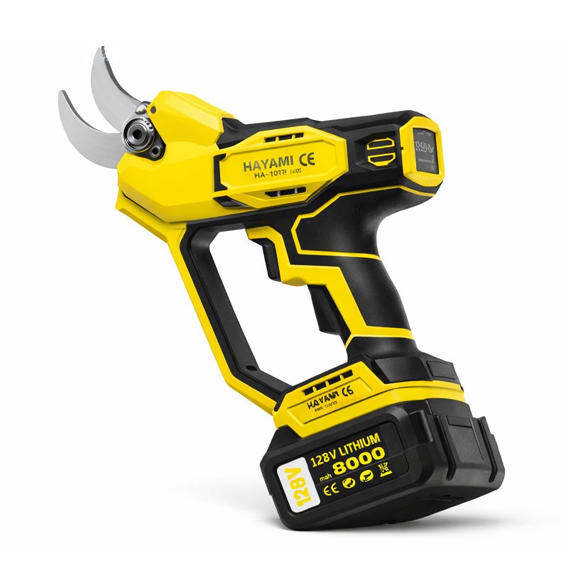 Akkumulátoros Metszőolló Készlet , 2db 128V Lítium Akkumulátorral   HAYAMI HA-1079