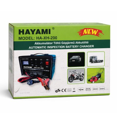 Hayami automata akkumulátortöltő 12V/24V HA-XH-200