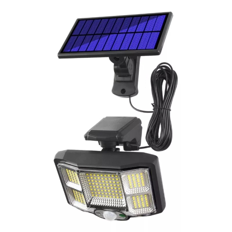 Szuperfényes napelemes kültéri lámpa fény és mozgásérzékelővel – JD-2168A
