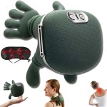 assage FH-670 Nyak- és Vállmasszírozó – 4D Biomimetikus, Fűthető Masszírozó (Zöld)