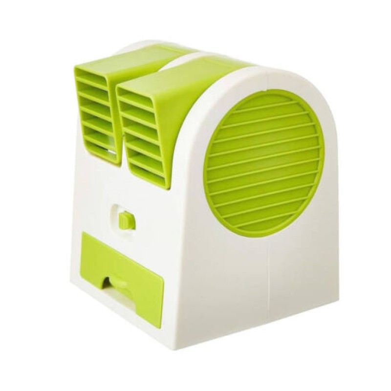 Mini asztali kettős ventilátor